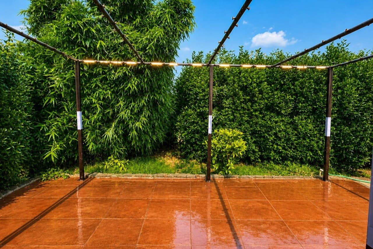 The rain dance at Sweet Orchard Farm